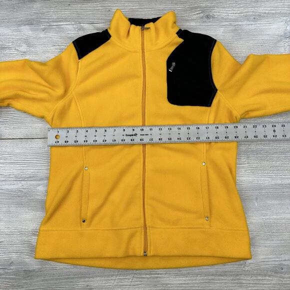 Ralph Lauren LRL Active Jacket Womens Large Yellow High Visibility Jog Train - Picture 4 of 7